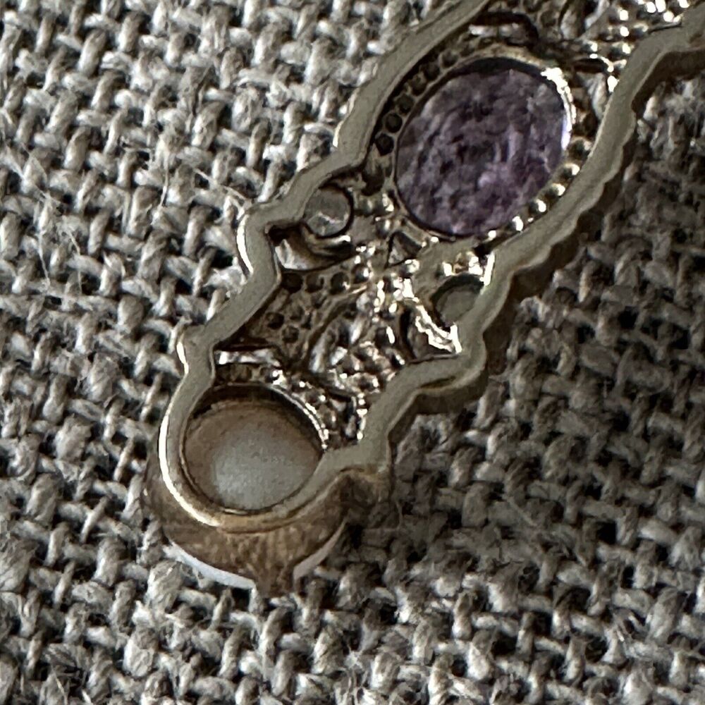 Nicky Butler Blue and Purple Cross Necklace - Picture 4 of 10